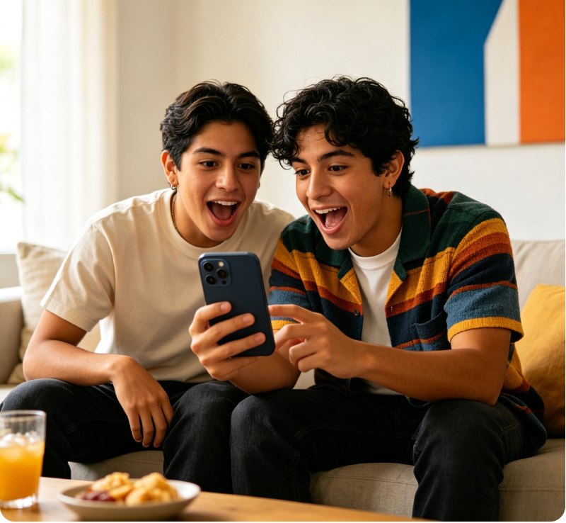 Persona ganando dinero viendo videos
